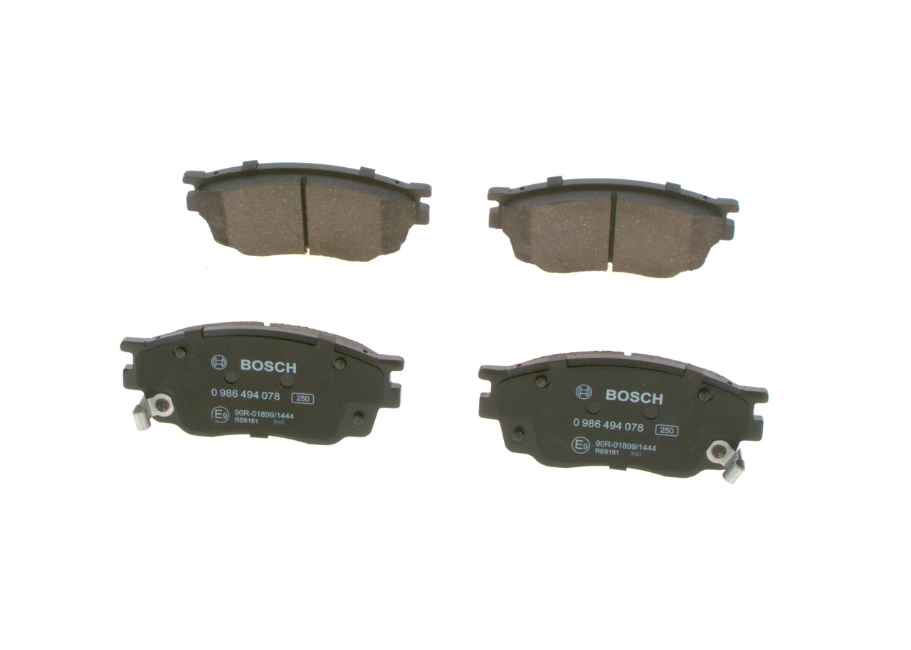 BOSCH Bremseklodser 0986494078 for MAZDA MITSUBISHI SUZUKI
