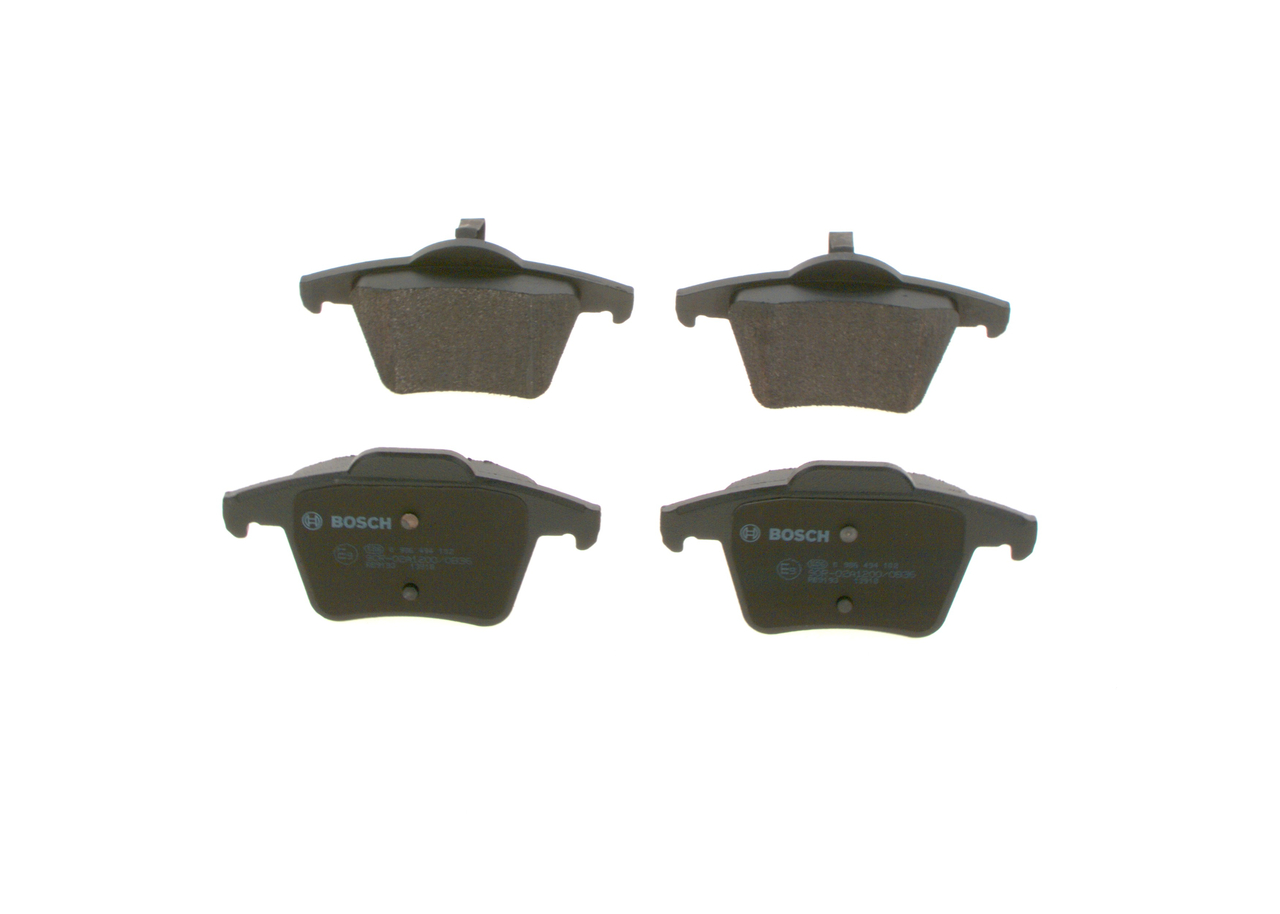 BOSCH Bremseklodser 0986494102 for VOLVO