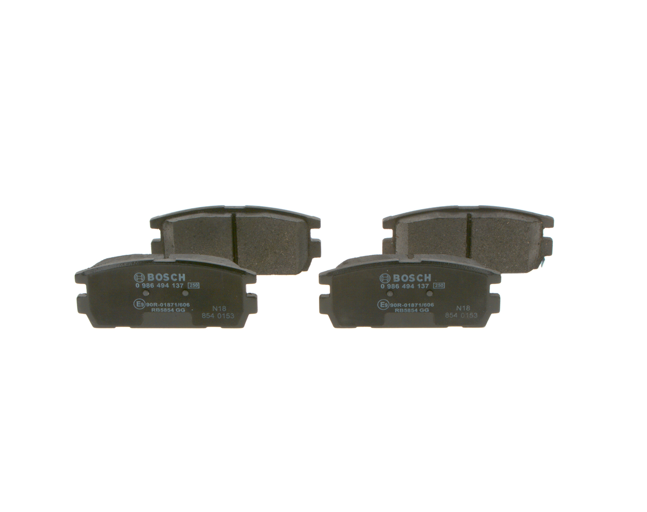 BOSCH Bremseklodser 0986494137 for HYUNDAI