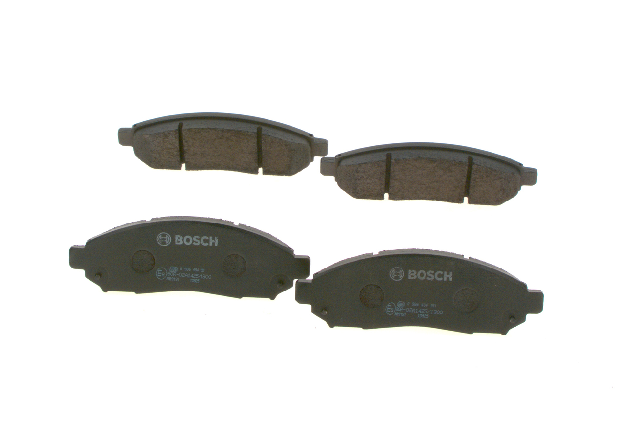 BOSCH Bremseklodser 0986494151 for NISSAN SUZUKI