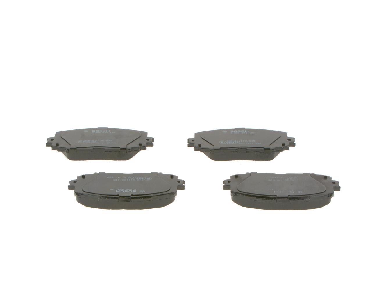 BOSCH Bremseklodser 0986494196 for LEXUS TOYOTA