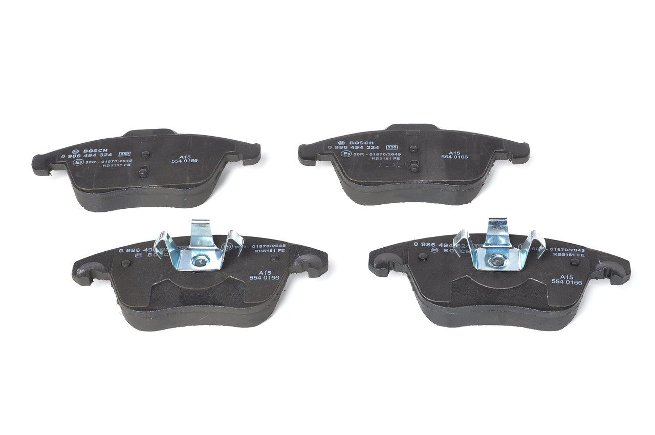 BOSCH Bremseklodser 0986494324 for PEUGEOT VAUXHALL