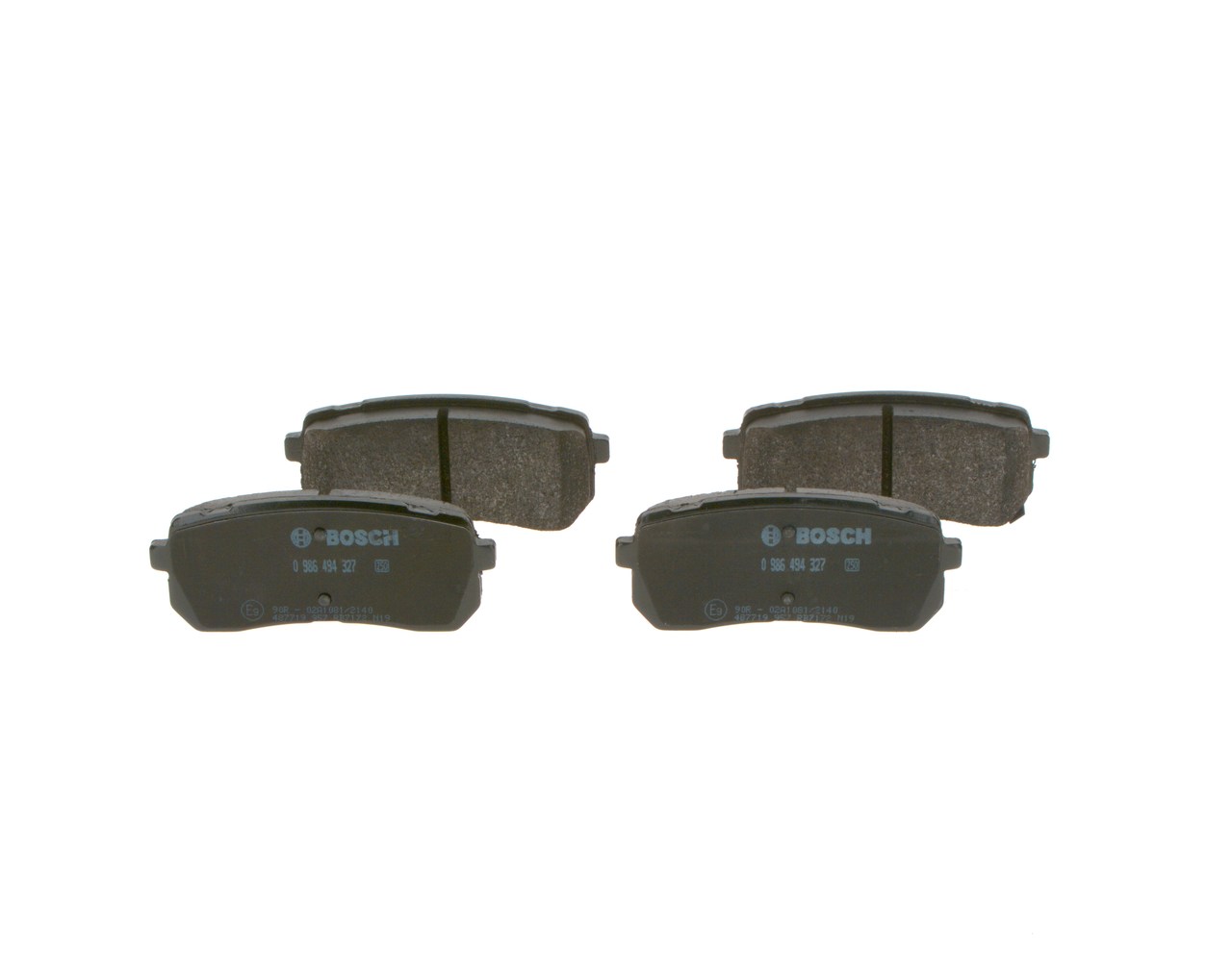 BOSCH Bremseklodser 0986494327 for KIA HYUNDAI
