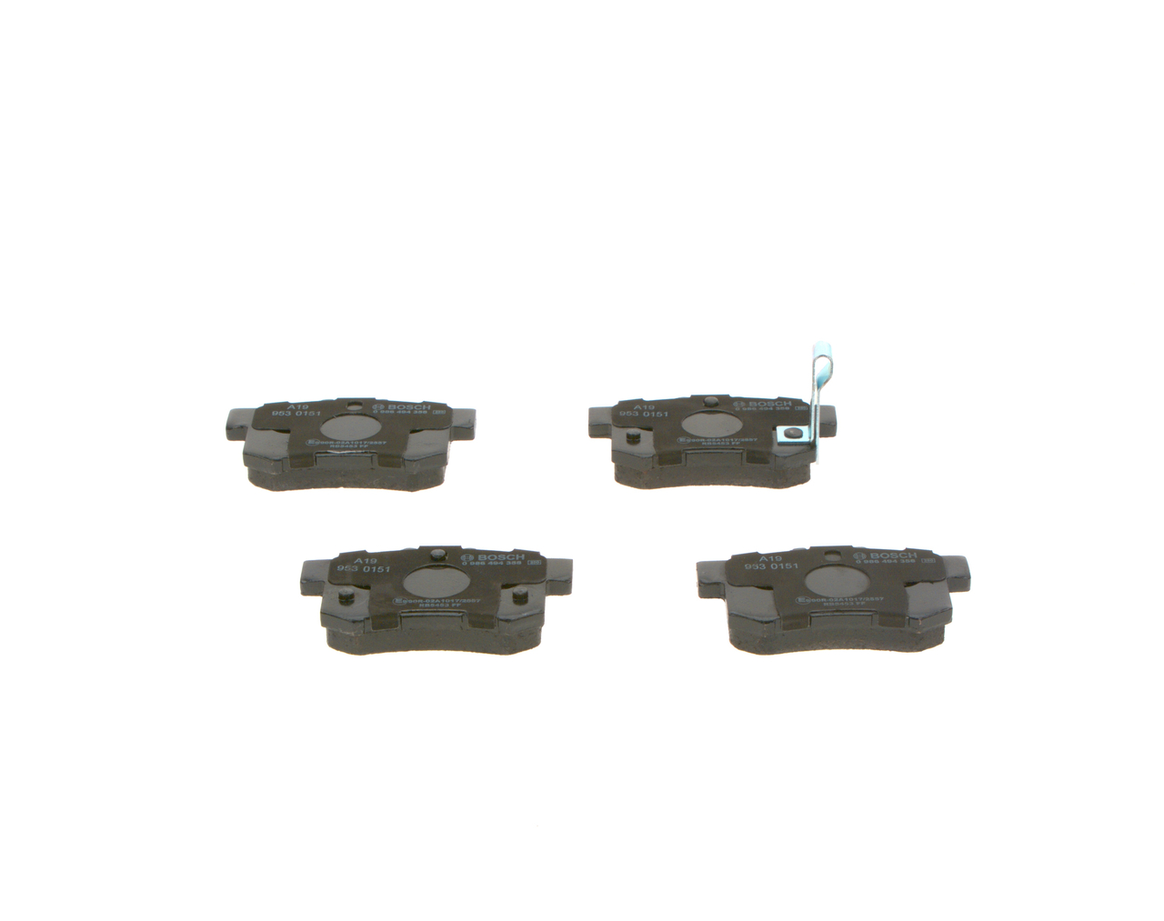 BOSCH Bremseklodser 0986494358 for LANCIA FIAT GREAT WALL HONDA NISSAN ROVER SUZUKI
