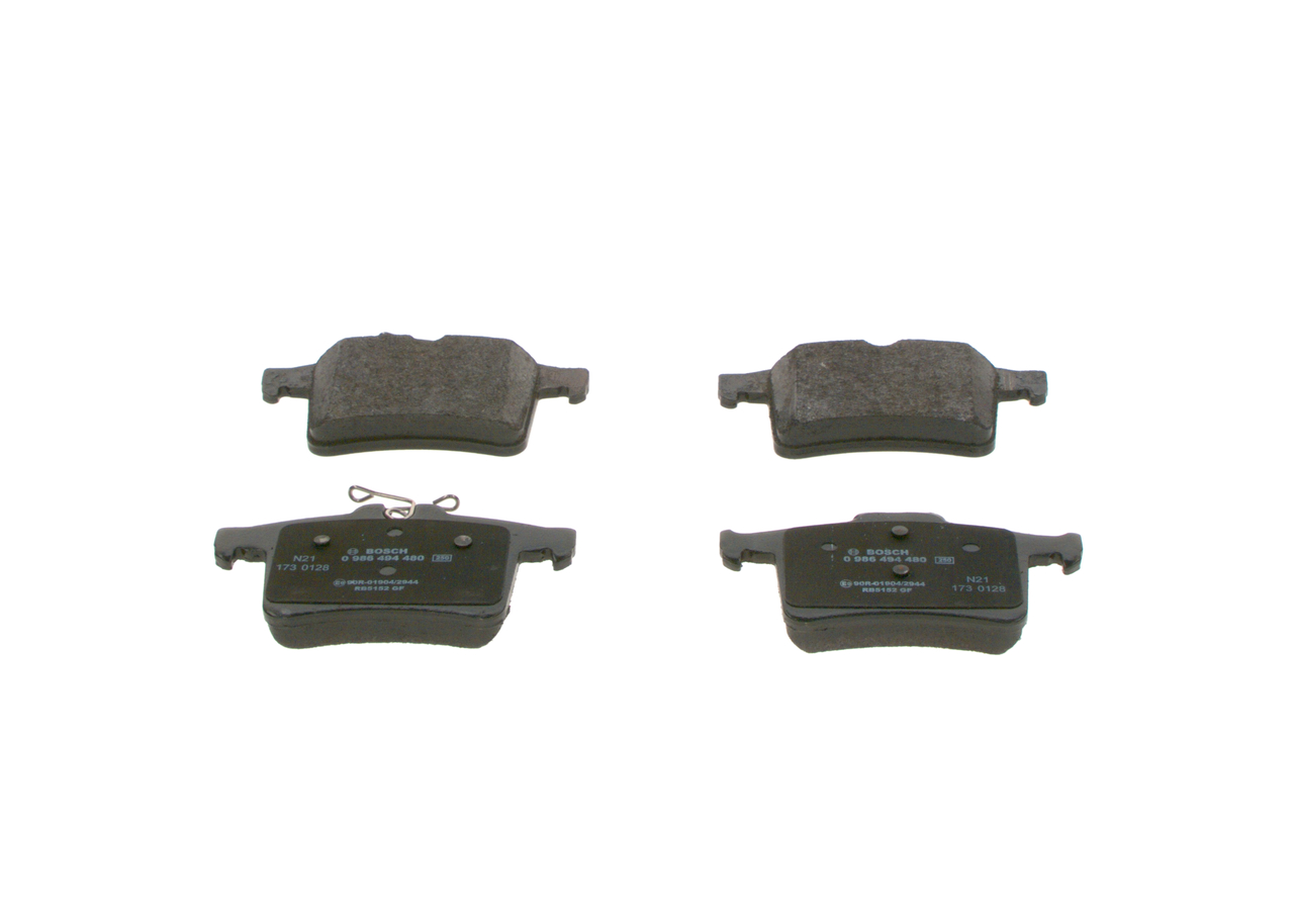 BOSCH Bremseklodser 0986494480 for JAGUAR