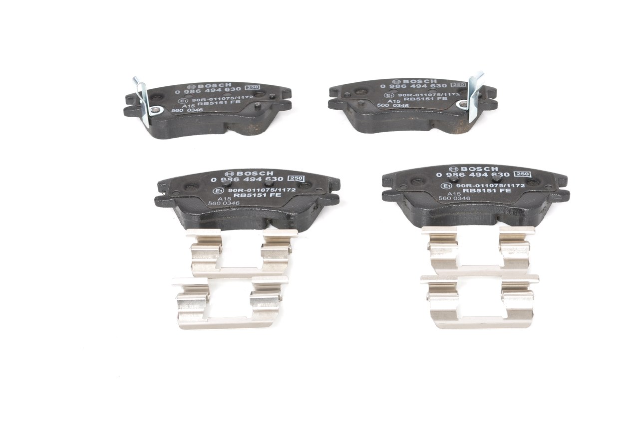 BOSCH Bremseklodser 0986494630 for HYUNDAI