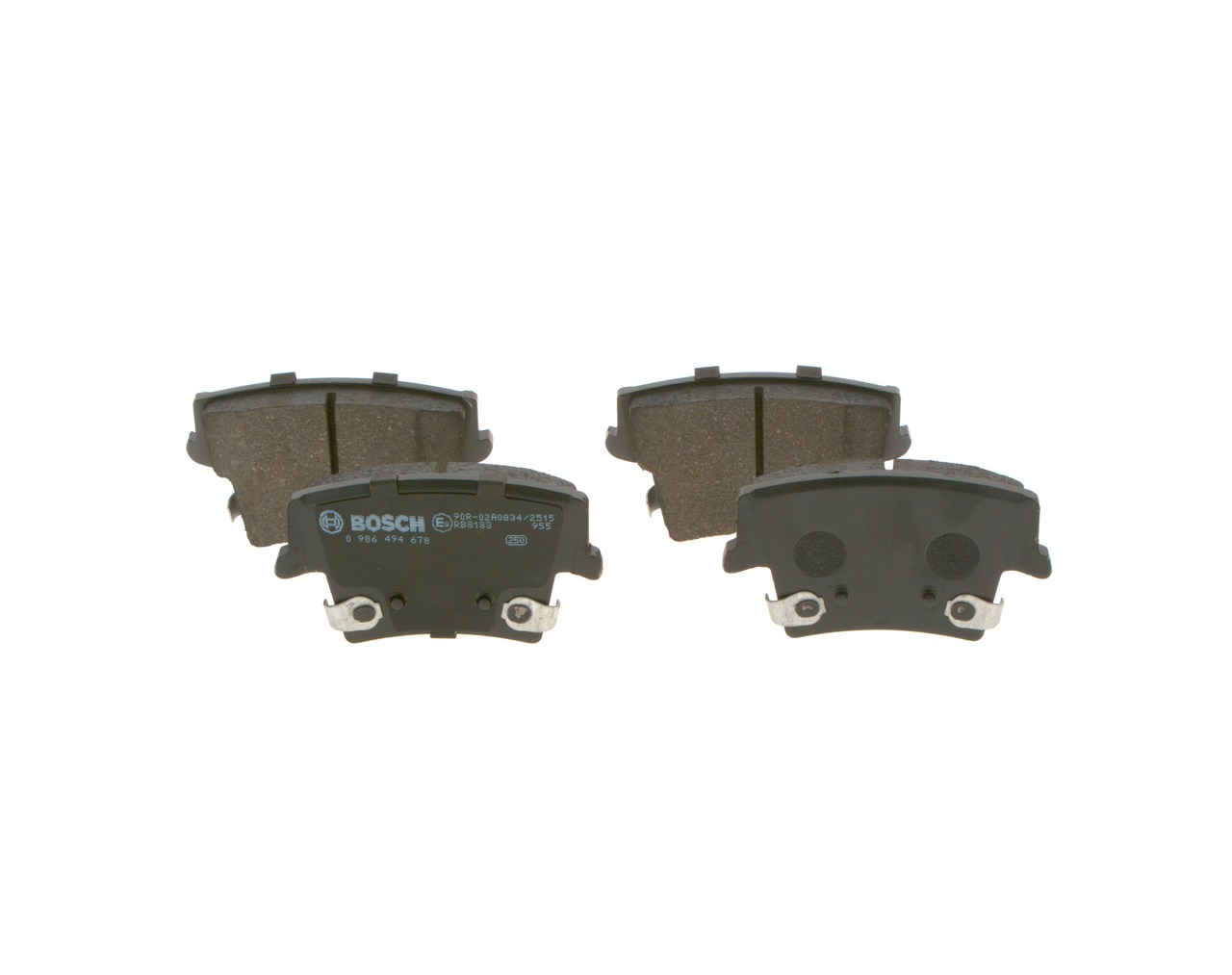 BOSCH Bremseklodser 0986494678 for DODGE CHRYSLER FIAT LANCIA