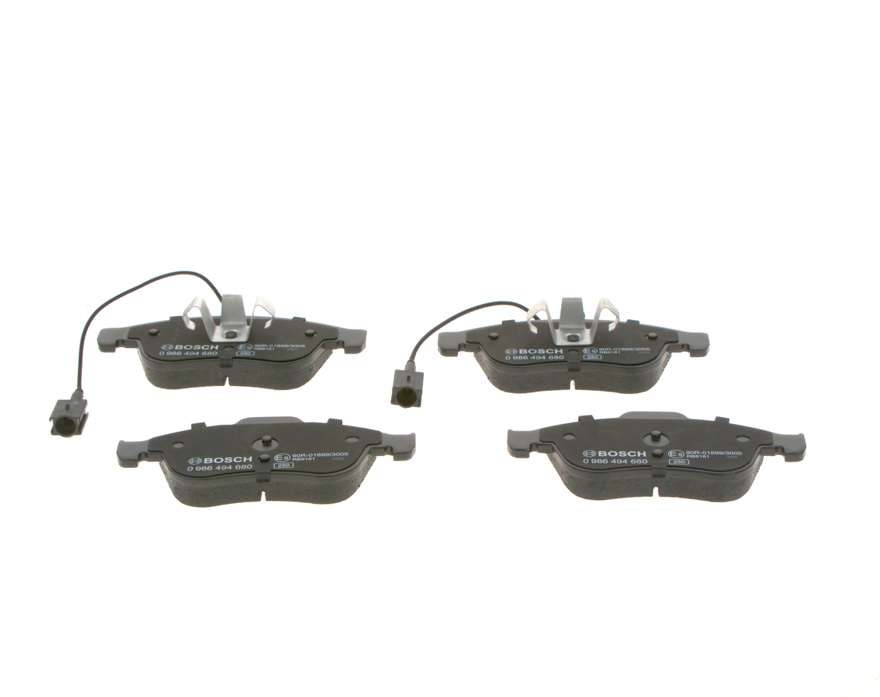BOSCH Bremseklodser 0986494680 for LANCIA MERCEDES-BENZ
