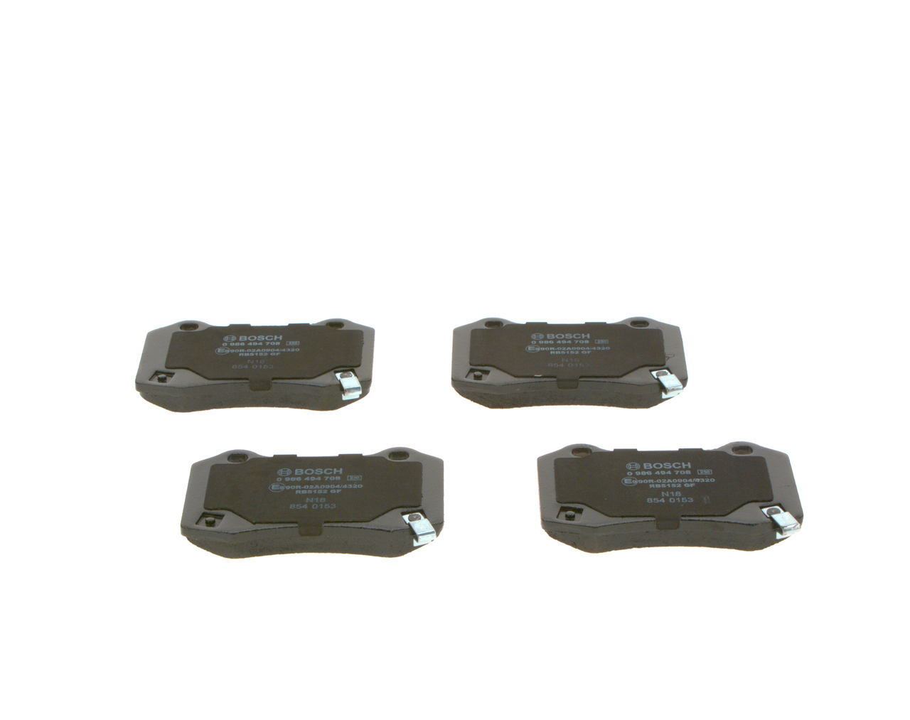 BOSCH Bremseklodser 0986494708 for CADILLAC TESLA CHRYSLER DODGE JEEP