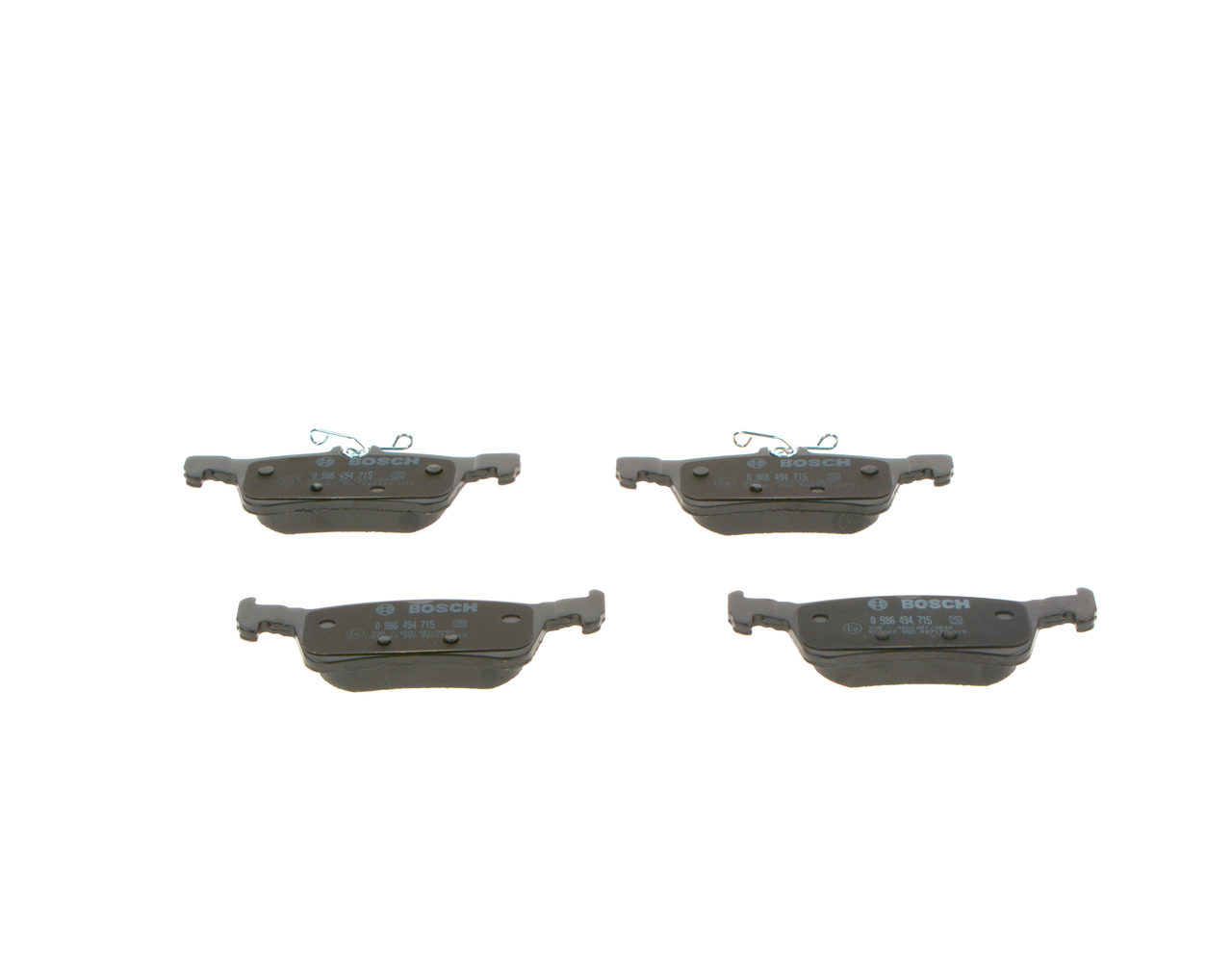BOSCH Bremseklodser 0986494715 for PEUGEOT