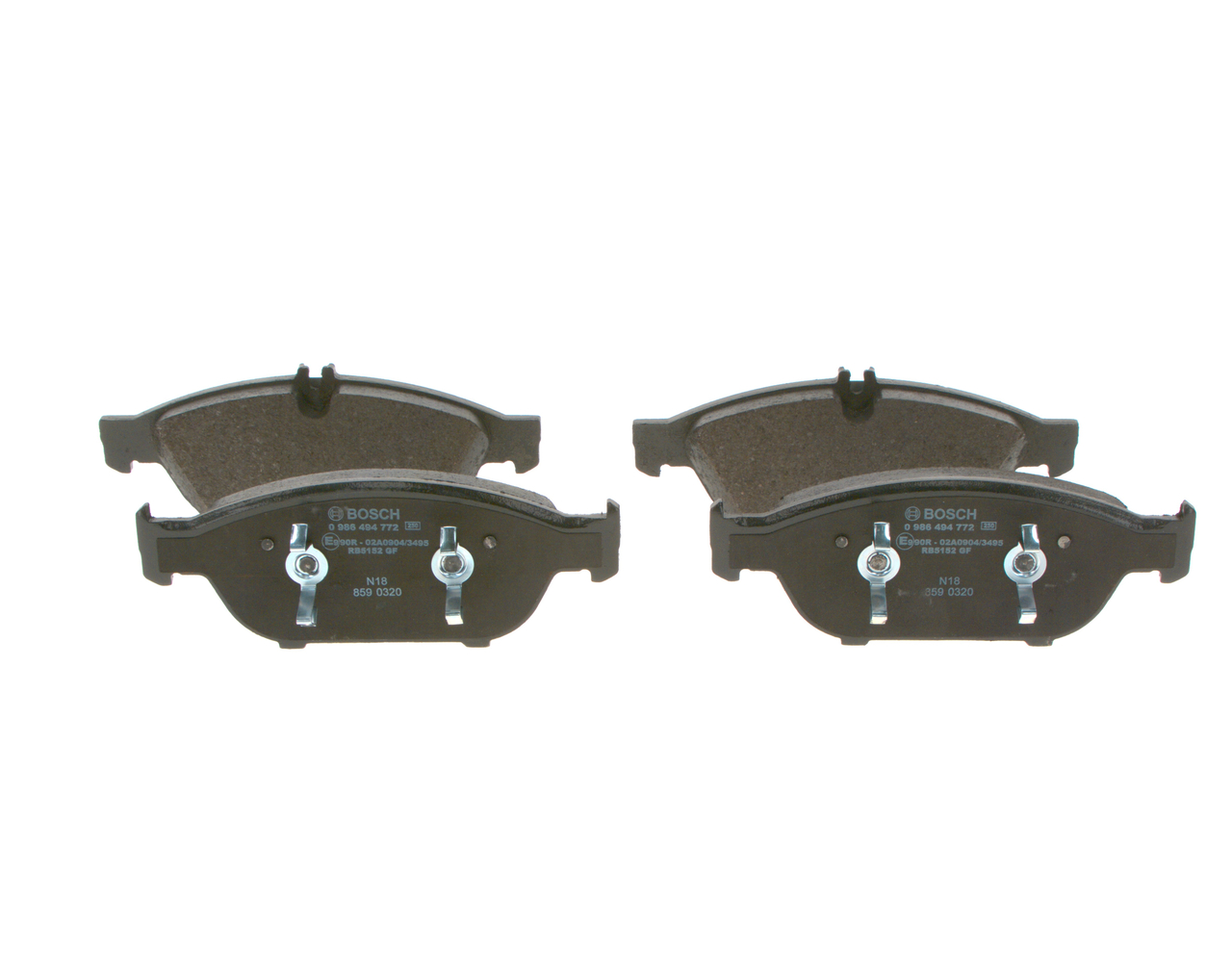BOSCH Bremseklodser 0986494772 for MERCEDES-BENZ