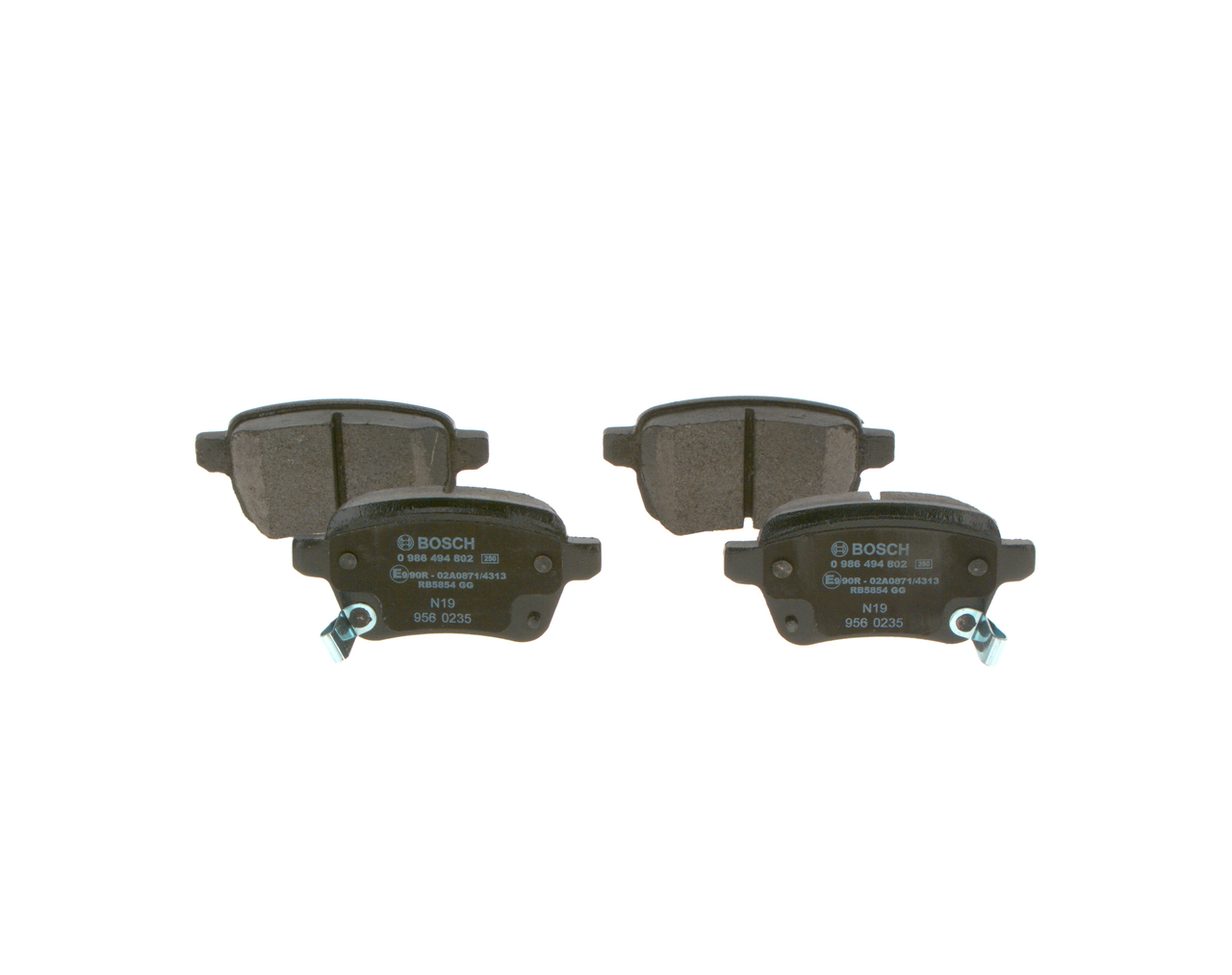BOSCH Bremseklodser 0986494802 for LANCIA FIAT