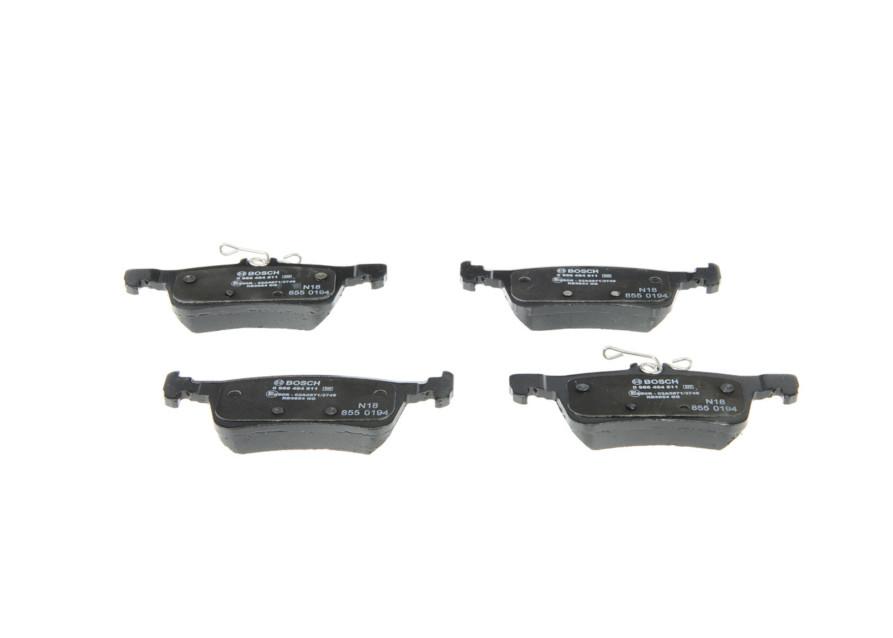BOSCH Bremseklodser 0986494811 for PEUGEOT