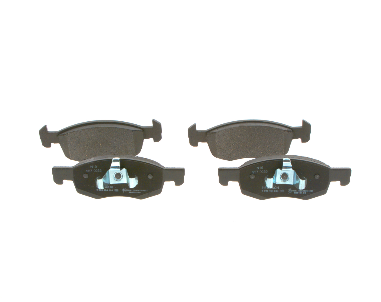 BOSCH Bremseklodser 0986494824 for HOLDEN