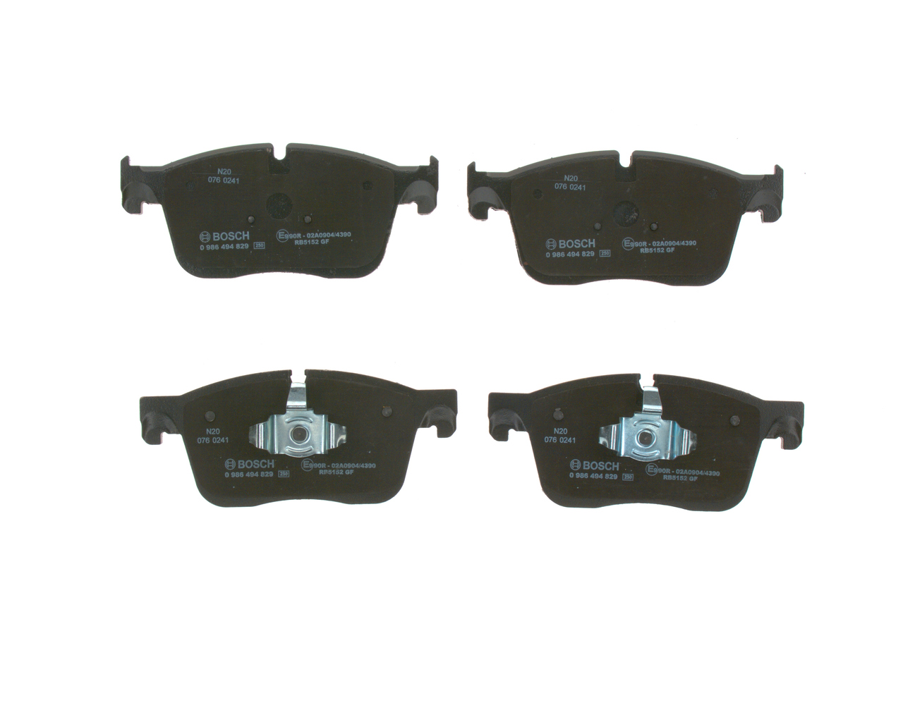 BOSCH Bremseklodser 0986494829 for LAND ROVER JAGUAR