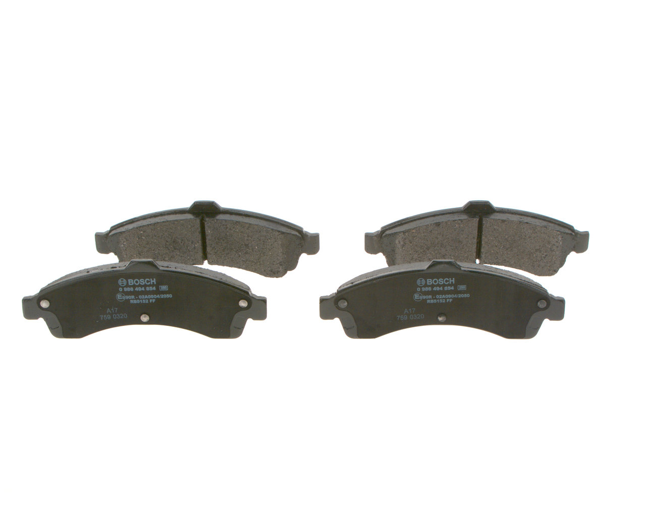 BOSCH Bremseklodser 0986494854 for HOLDEN