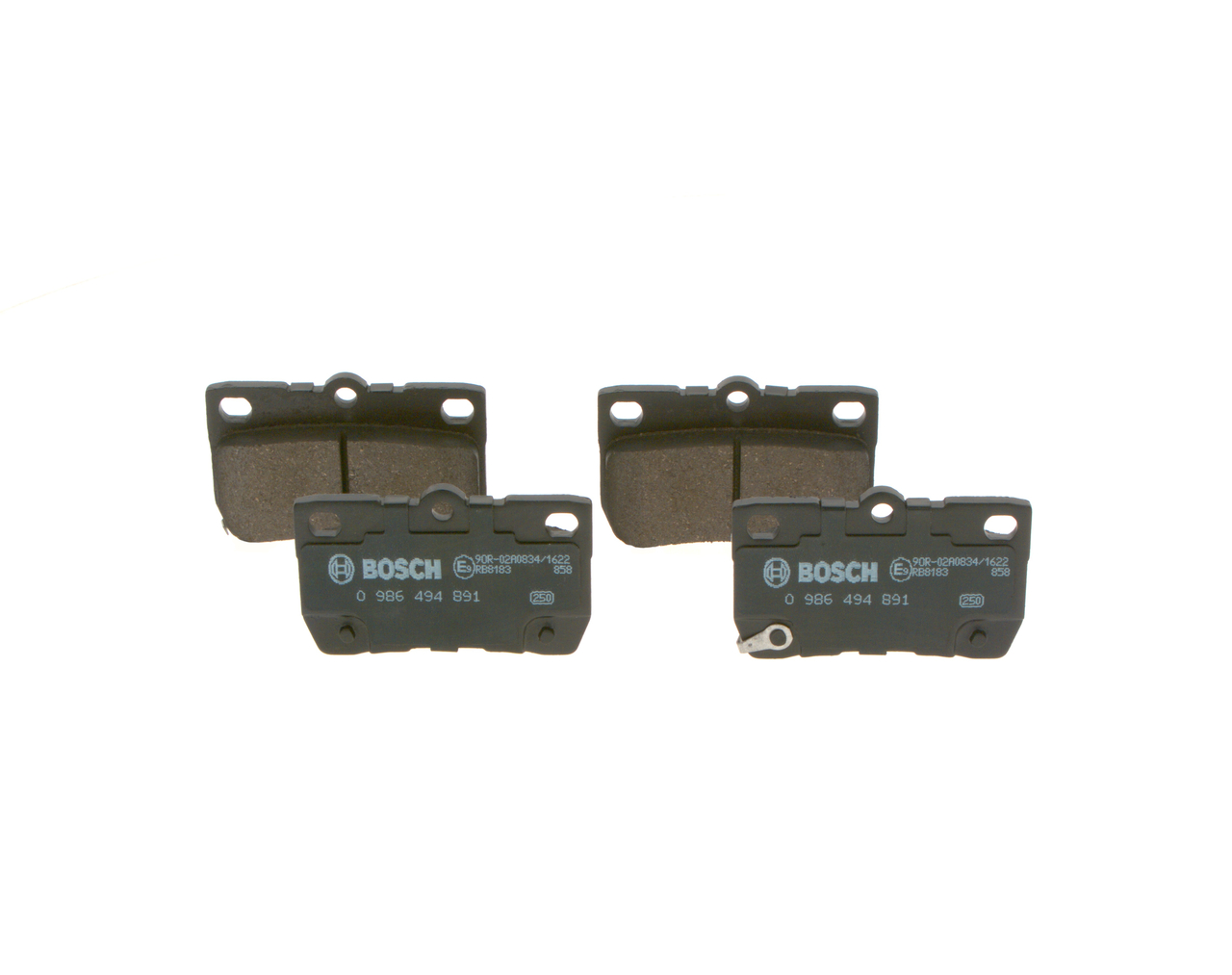 BOSCH Bremseklodser 0986494891 for LEXUS TOYOTA