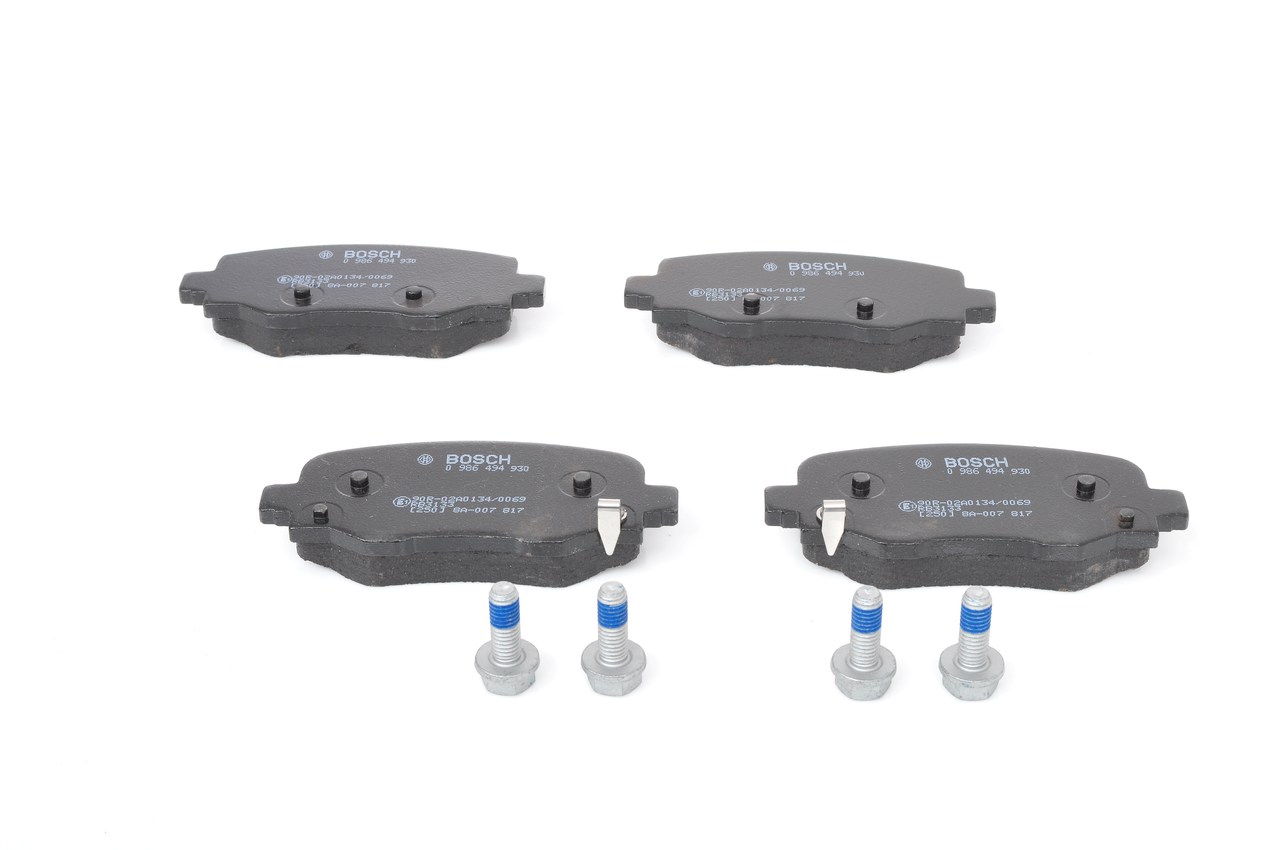 BOSCH Bremseklodser 0986494930 for JEEP ALFA ROMEO FIAT