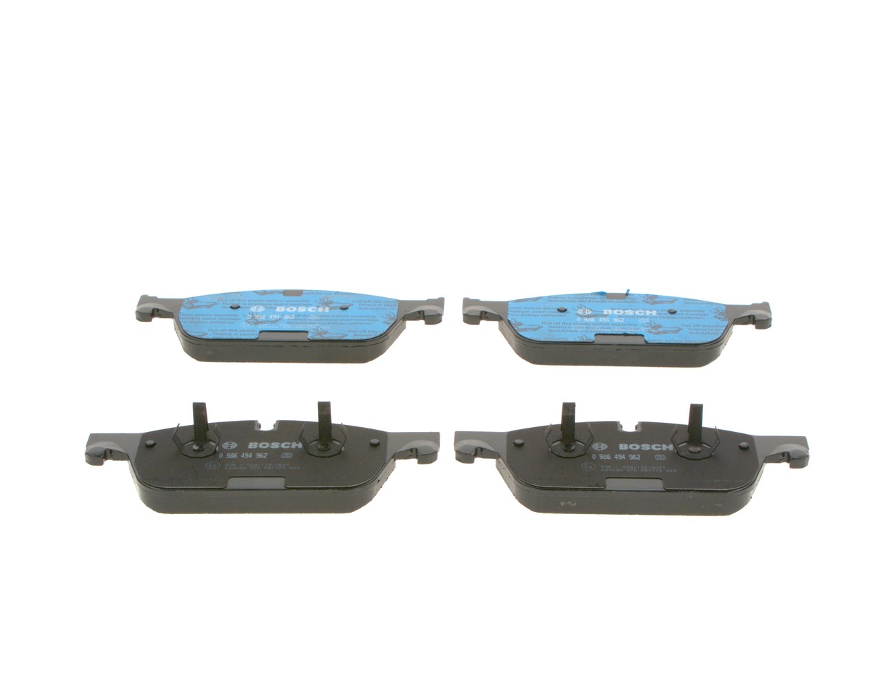 BOSCH Bremseklodser 0986494962 for MERCEDES-BENZ