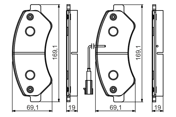 BOSCH 0 986 495 095 for PEUGEOT FIAT LANCIA
