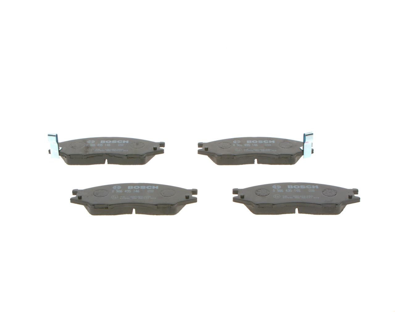BOSCH Bremseklodser 0986495146 for MAZDA MITSUBISHI NISSAN