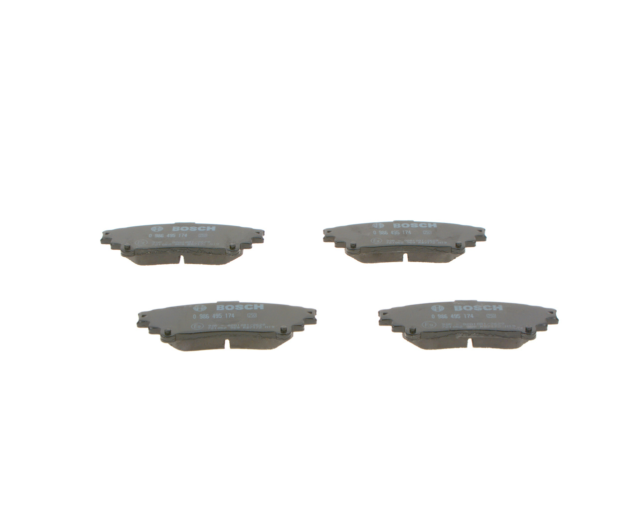 BOSCH Bremseklodser 0986495174 for LEXUS TOYOTA