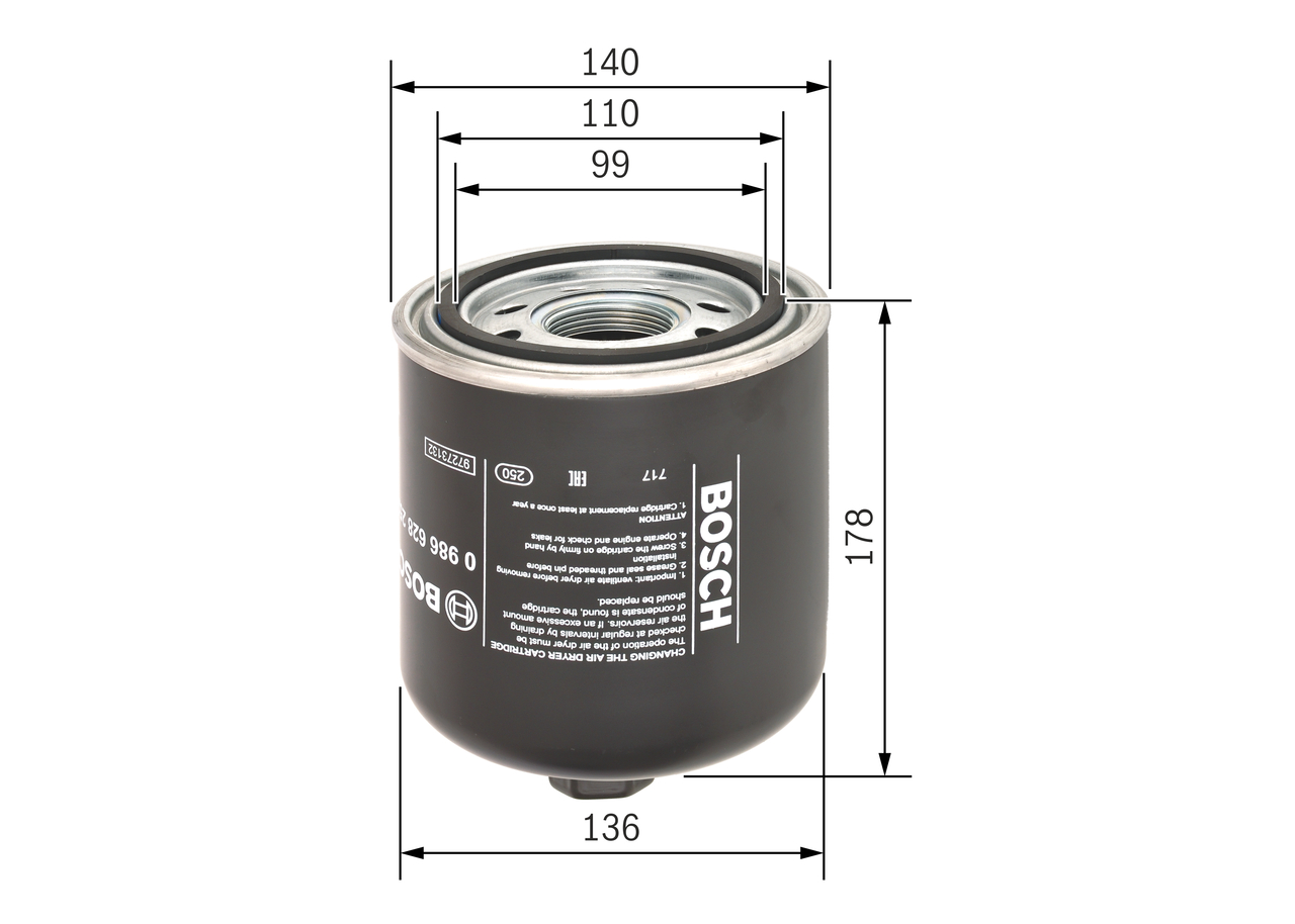 BOSCH 0986628252 for VOLVO RENAULT