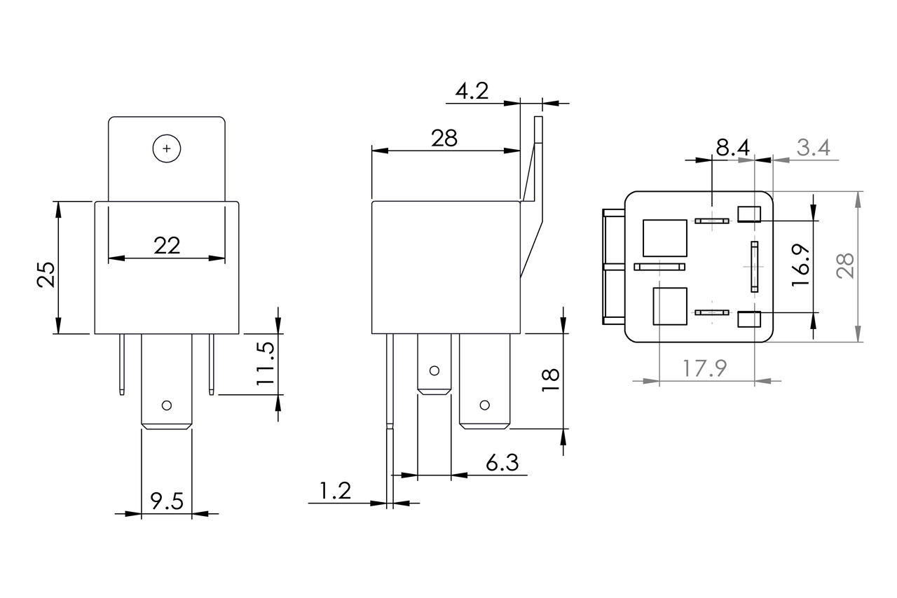 BOSCH Multifunktionsrelæ 0986ah0080 for HYUNDAI VW ISUZU TOYOTA