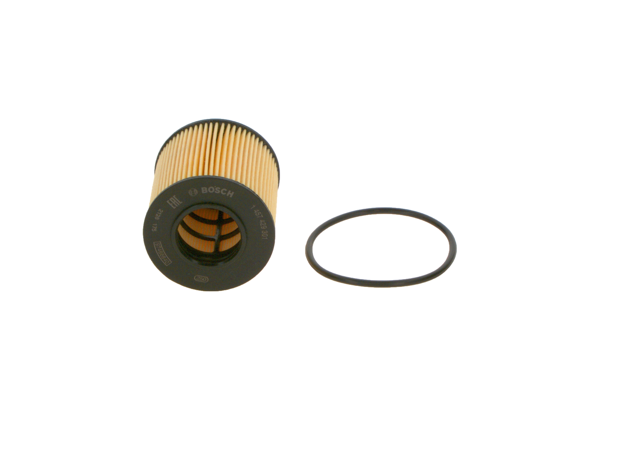 BOSCH Oliefilter 1 457 429 301 Filterindsats supplementary_articlesupplementary_info_596|Tillægsartikel/Yderligere info.|med pakning height_mm_209|Høj