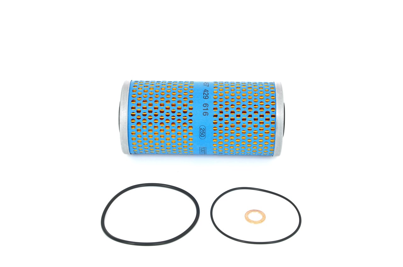 BOSCH Oliefilter 1 457 429 616 Filterindsats supplementary_articlesupplementary_info_596|Tillægsartikel/Yderligere info.|med pakninger height_mm_209|H