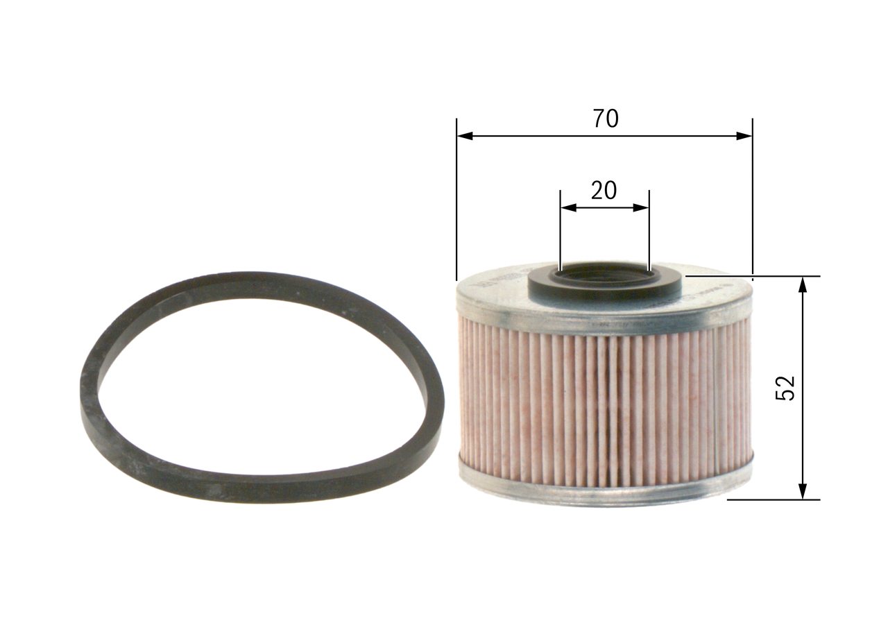 BOSCH Brændstof-filter 1457429657 Filterindsats diameter_mm_200|Diameter [mm]|70 inner_diameter_1_mm_995|Inder diameter 1 [mm]|19,5 height_mm_209|Højd