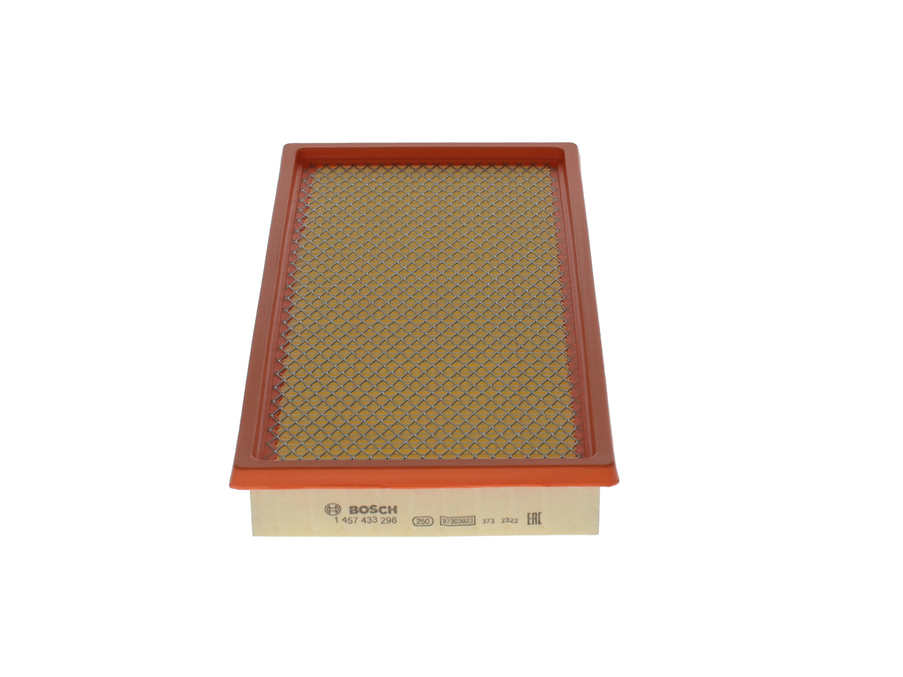 BOSCH Luftfilter 1457433298 Filterindsats length_mm_203|Længde [mm]|347 width_mm_206|Bredde [mm]|174 height_mm_209|Højde [mm]|40,5 40,5mm for JEEP FI
