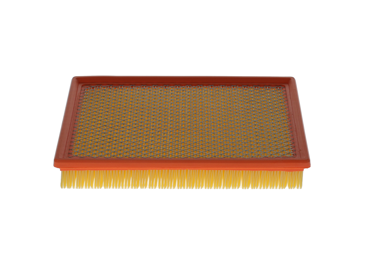 BOSCH Luftfilter 1457433338 Filterindsats length_mm_203|Længde [mm]|257 width_mm_206|Bredde [mm]|190 height_mm_209|Højde [mm]|37 quantity_563|Mængde|1