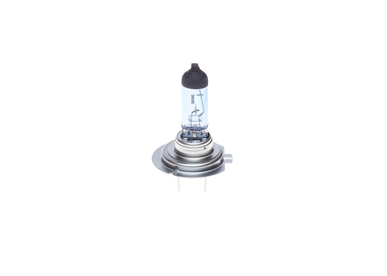 BOSCH Pære, fjernlys 1987302075 H7 for YAMAHA CITROËN PEUGEOT VOLVO DAF OPEL LANCIA VAUXHALL IVECO KTM LAND ROVER VW BMW CHRYSLER TOYOTA MAN SMART ME