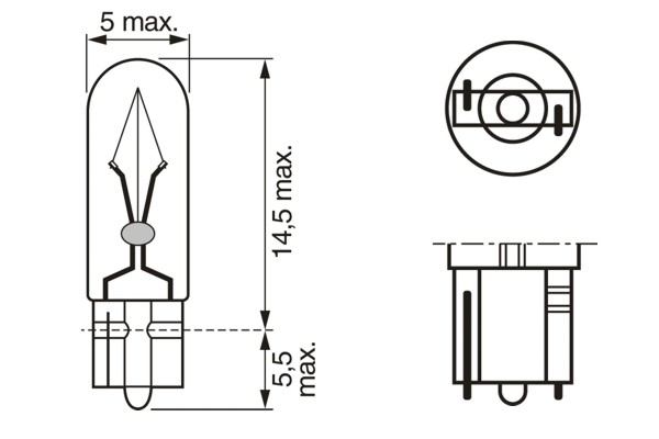 BOSCH Lampe, læselampe 1987301024