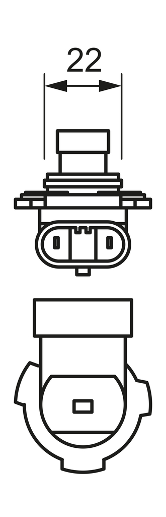 BOSCH Pære, fjernlys 1987302026 HIR2