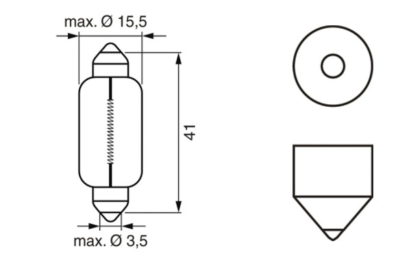BOSCH Pære 1987302229