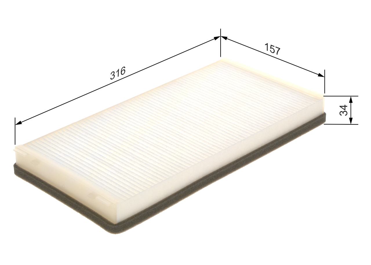 BOSCH Kabineluftfilter 1 987 432 007 for PEUGEOT