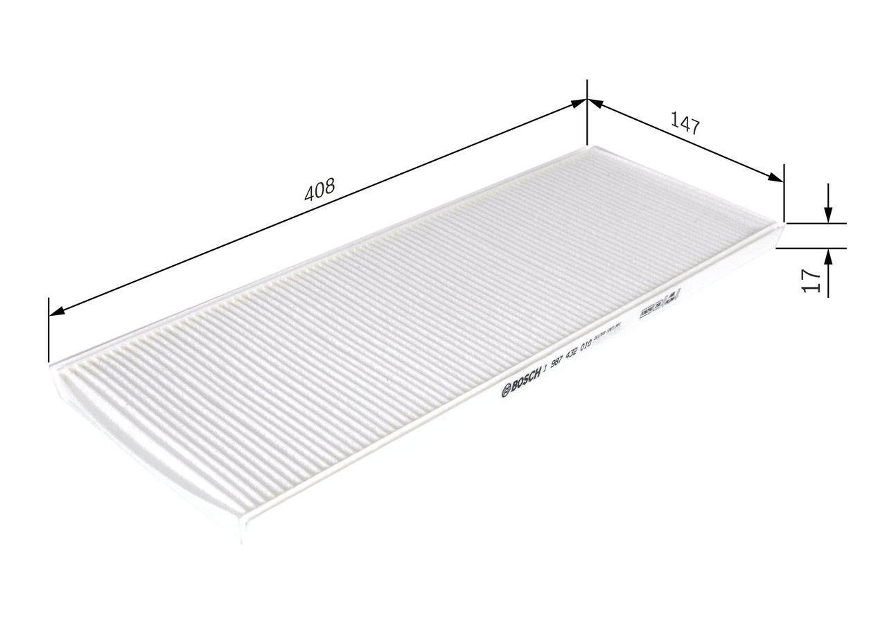 BOSCH Kabineluftfilter 1 987 432 010 for VAUXHALL CHEVROLET OPEL HOLDEN