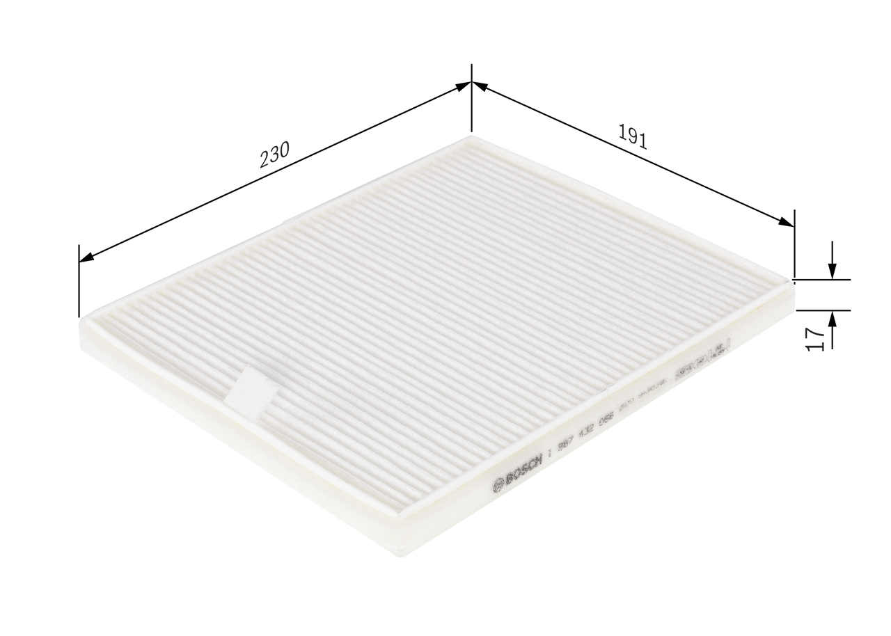 BOSCH Kabineluftfilter 1987432066 for OPEL VAUXHALL GMC SUZUKI