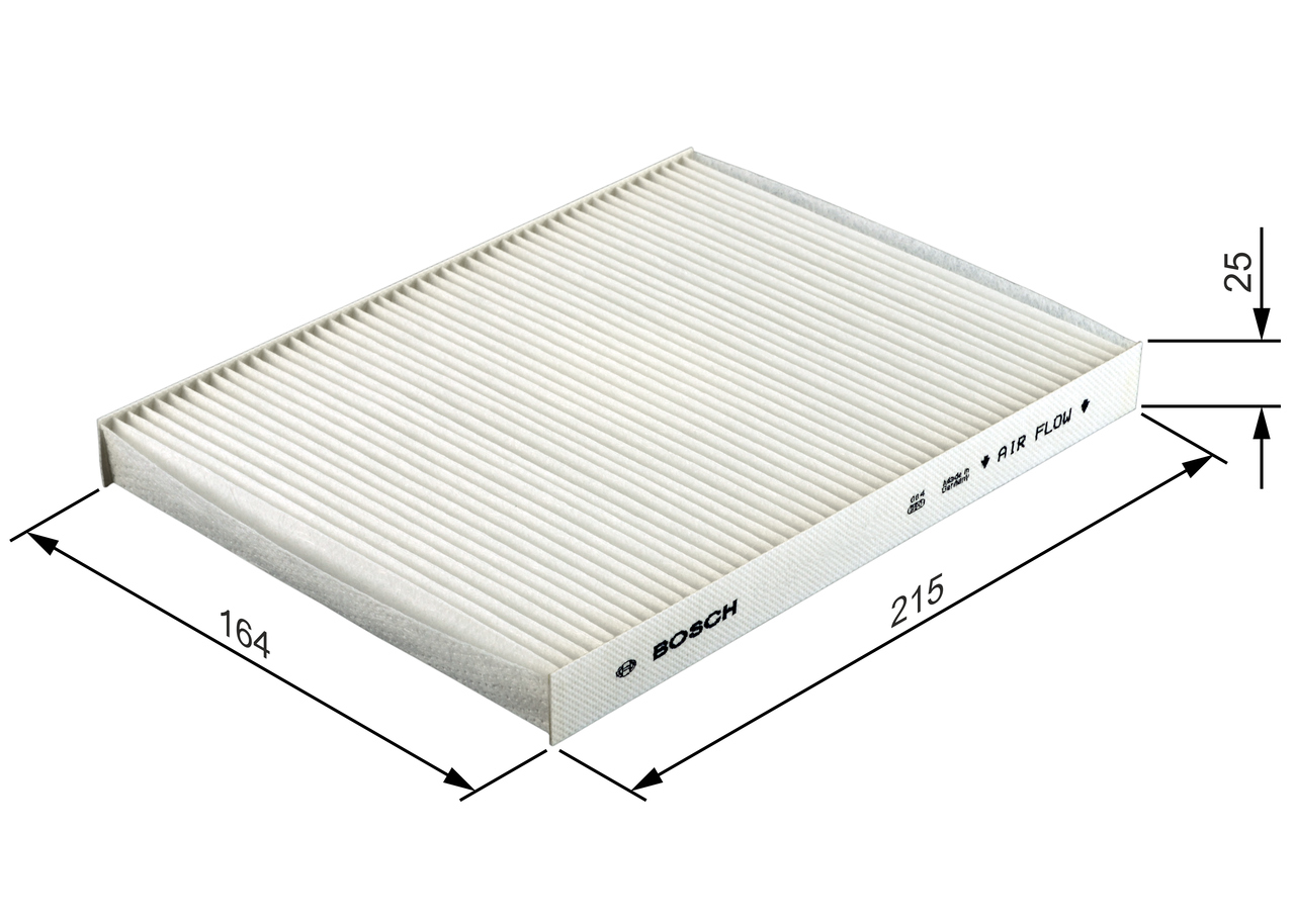 BOSCH Kabineluftfilter 1987432072 for FIAT LANCIA UAZ