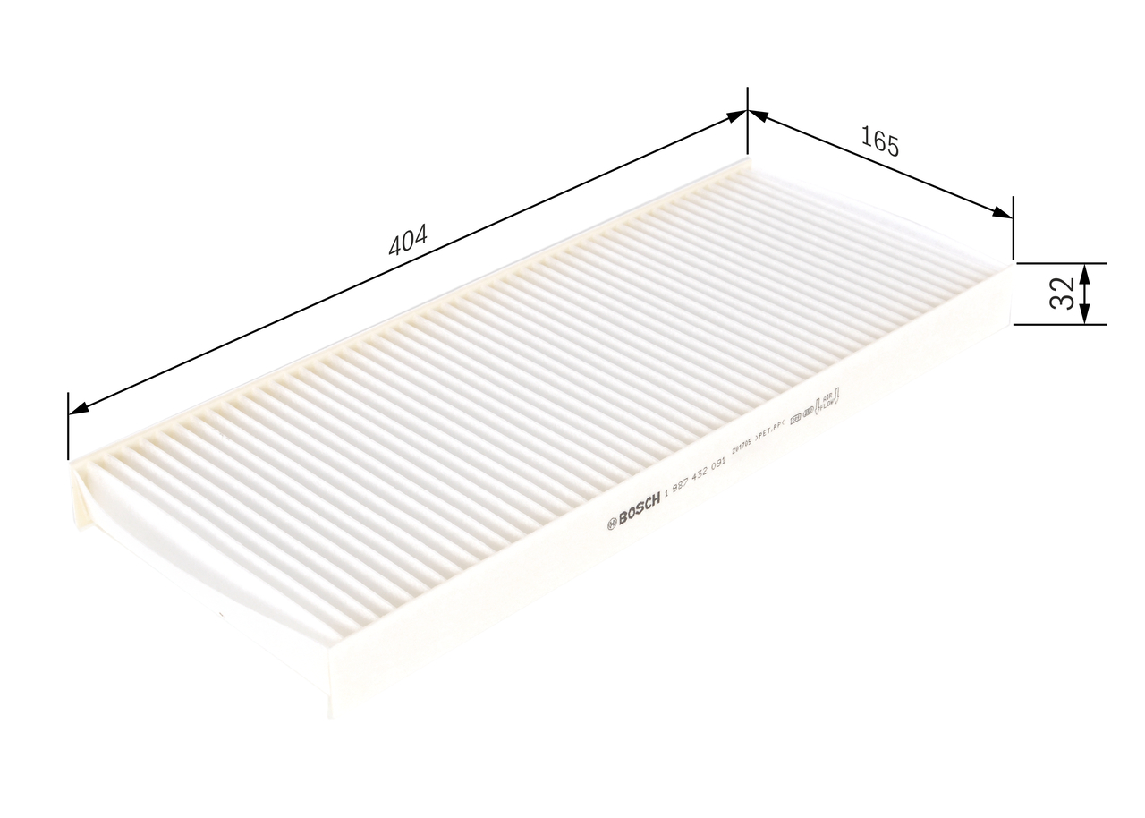 BOSCH Kabineluftfilter 1 987 432 091 for LANCIA PEUGEOT CITROËN