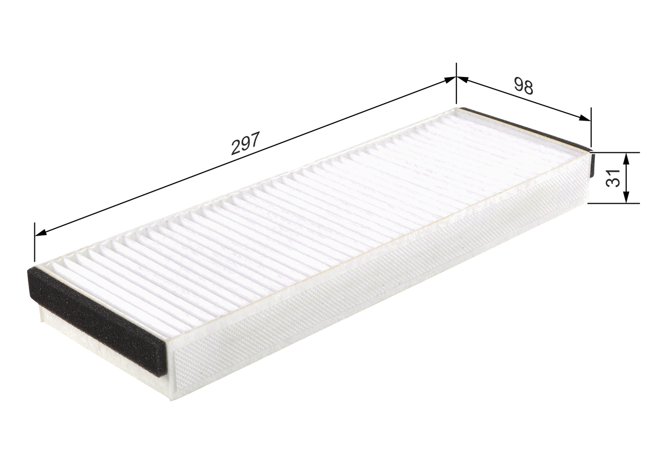 BOSCH Kabineluftfilter 1987432122 for VW