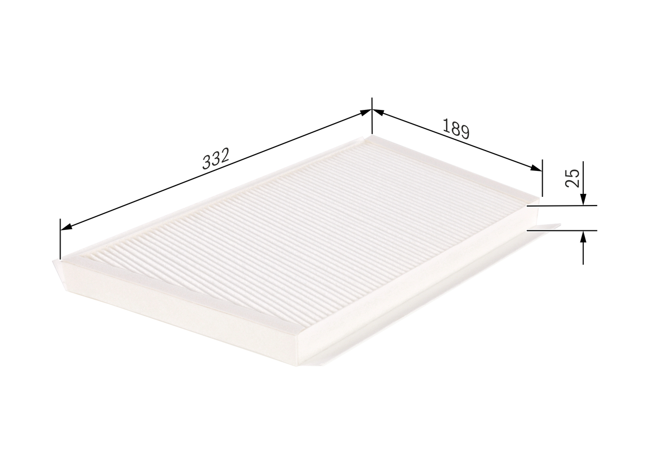 BOSCH Kabineluftfilter 1987432270 for MERCEDES-BENZ
