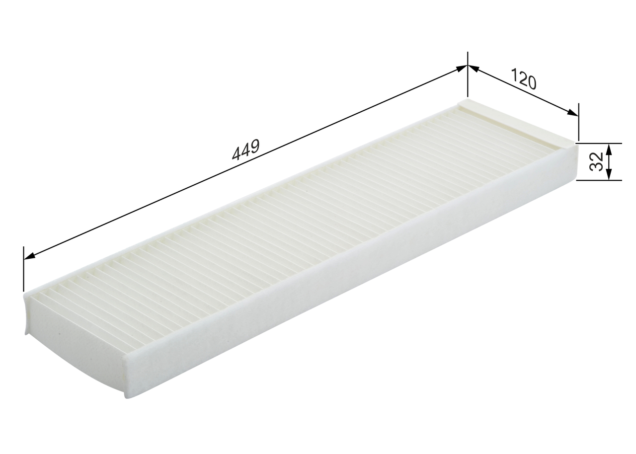 BOSCH Kabineluftfilter 1987432296 for BMW