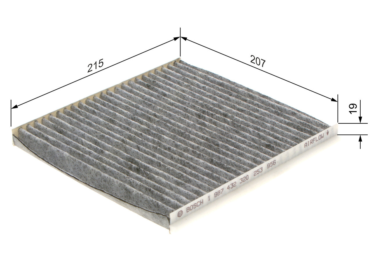 BOSCH Kabineluftfilter 1987432320 for TOYOTA LEXUS