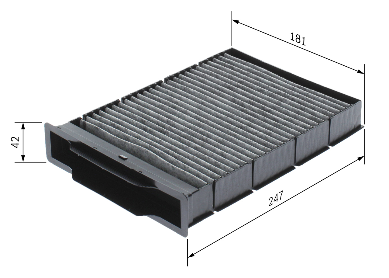 BOSCH Kabineluftfilter 1987432393 for RENAULT