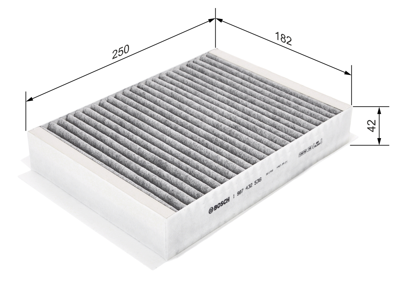 BOSCH Kabineluftfilter 1987432536 for FORD JAGUAR