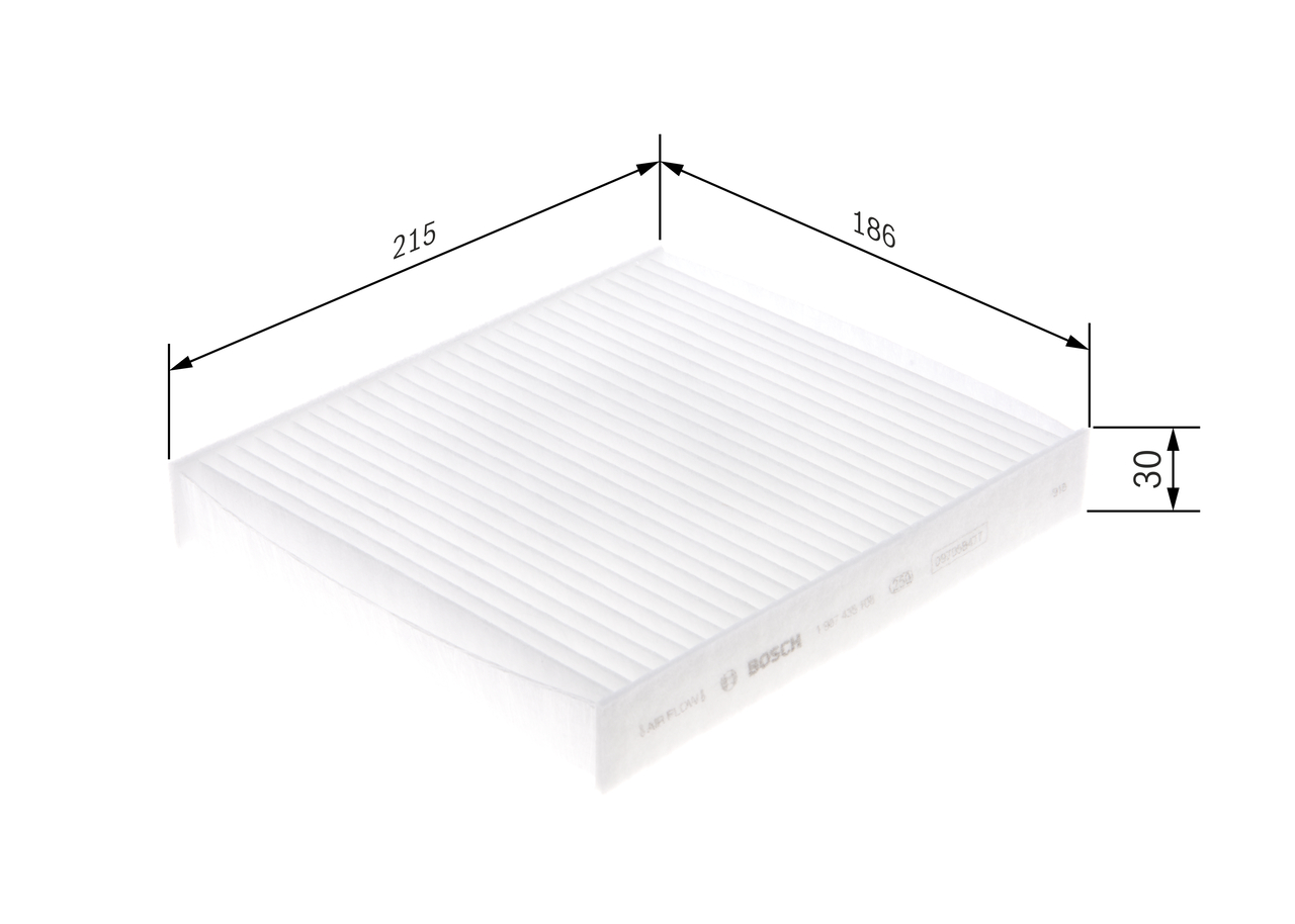 BOSCH Kabineluftfilter 1987435108 for MAZDA SUBARU SUZUKI TOYOTA