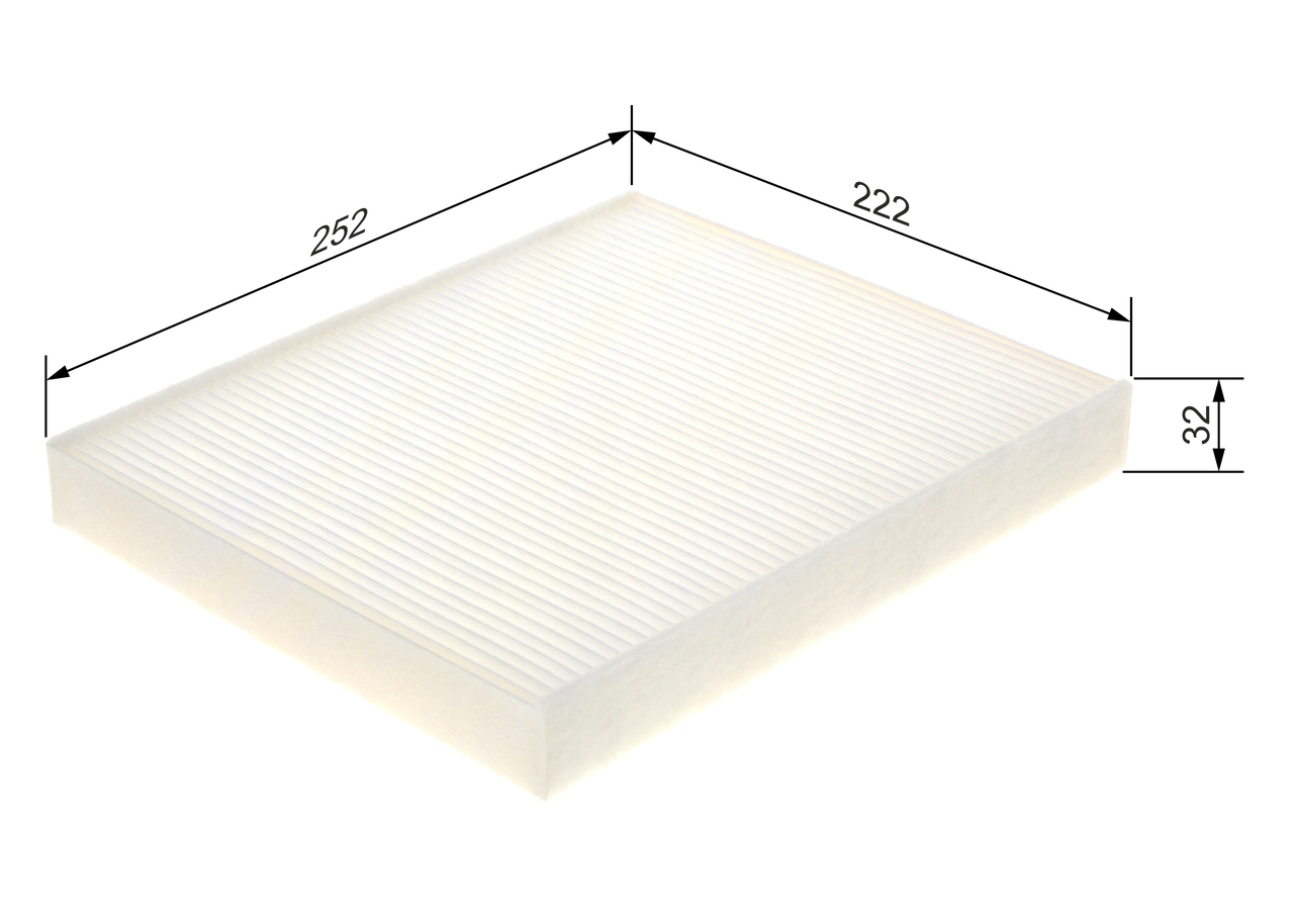 BOSCH Kabineluftfilter 1987435135 for VW